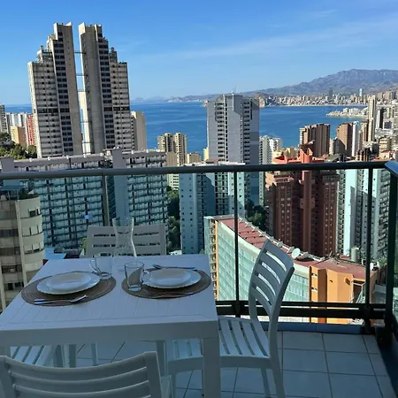 Skyline 13 Apartamento Con Terraza Privada Y Vistas Benidorm Exterior photo